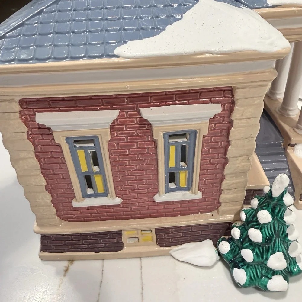 Dept 56 Village Public Library Original Snow Village Lighted 54437 Retired Boxed